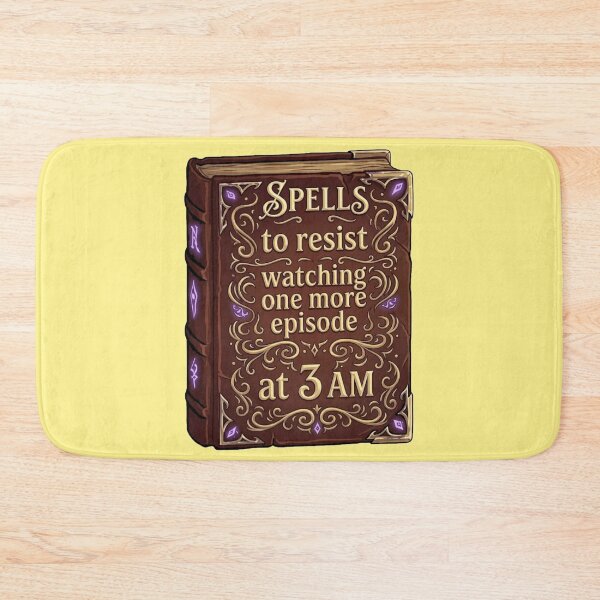 Item preview, The Late-Night Binge-Watcher's Survival Spellbook: The 3 AM Struggle Grimoire designed and sold by MythoWorldddd.