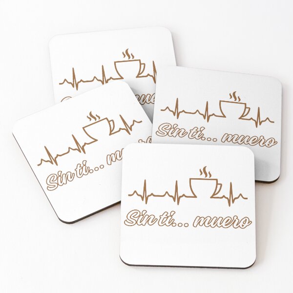 Item preview, Without you I die Coffee Heartbeat designed and sold by Lorens Designs.