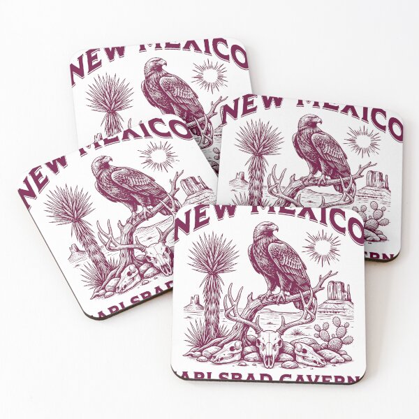 Item preview, Carlsbad Caverns New Mexico - Vintage National Park Eagle Art designed and sold by RumiRogue.
