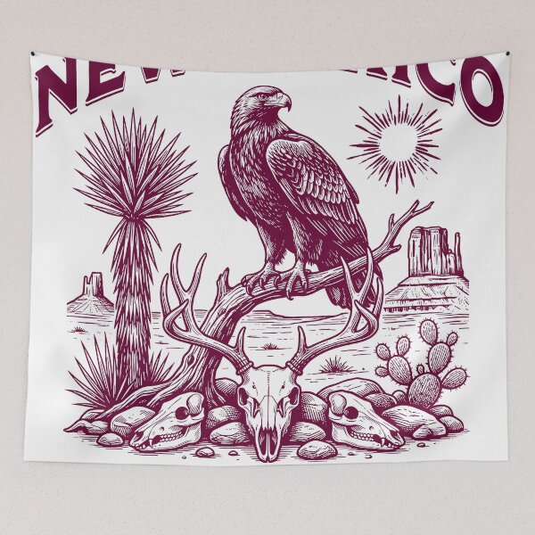 Item preview, Carlsbad Caverns New Mexico - Vintage National Park Eagle Art designed and sold by RumiRogue.