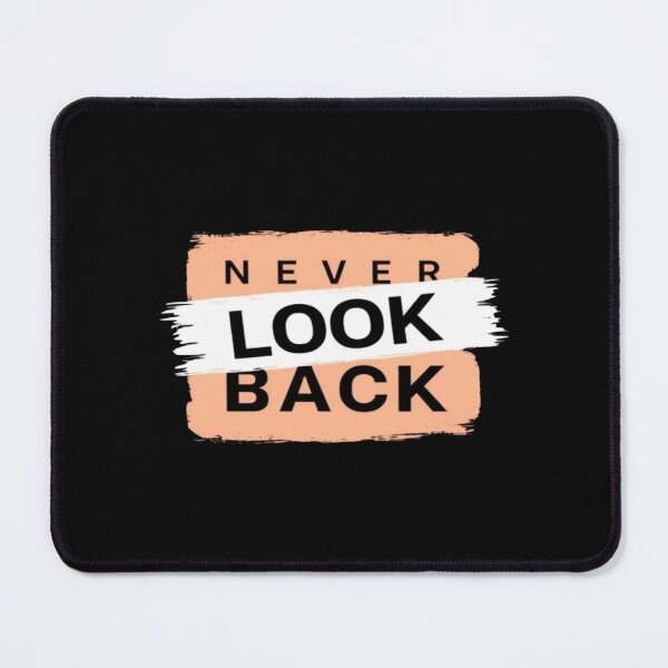 Item preview, Never Look Back Motivational Quote | Bold Brushstroke Typography for Mindset & Self‑Growth designed and sold by Bright Nest Studio.