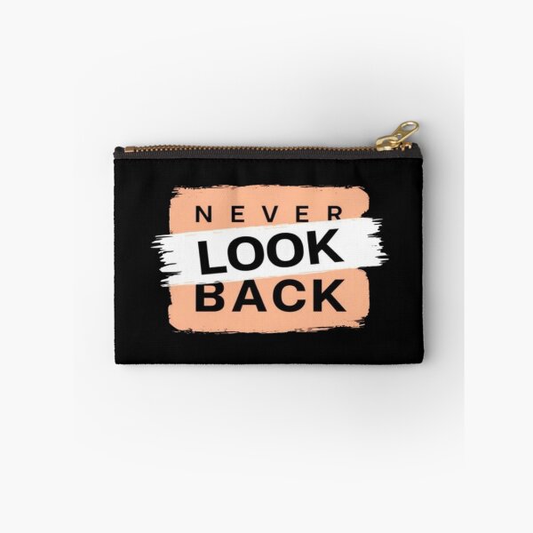 Item preview, Never Look Back Motivational Quote | Bold Brushstroke Typography for Mindset & Self‑Growth designed and sold by Bright Nest Studio.