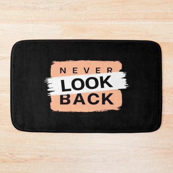 Item preview, Never Look Back Motivational Quote | Bold Brushstroke Typography for Mindset & Self‑Growth designed and sold by Bright Nest Studio.