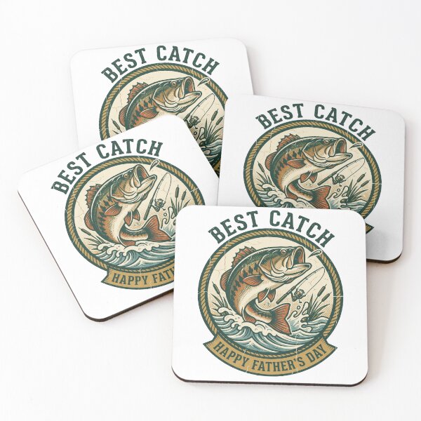 Item preview, Vintage Best Catch Bass Fishing Father's Day designed and sold by TeNovaStudio.