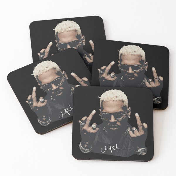 Item preview, Chris- Brown Signature Middle Finger Graphic Streetwear designed and sold by FreddieMorgans.