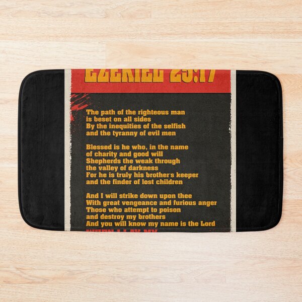 Item preview, Pulp Fiction Ezekiel 2517 Iconic Movie Quote  designed and sold by Hollycheese.