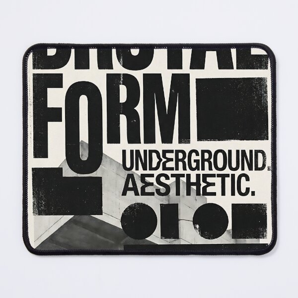 Item preview, Brutalist Swiss Typography Art designed and sold by iwzzuel.