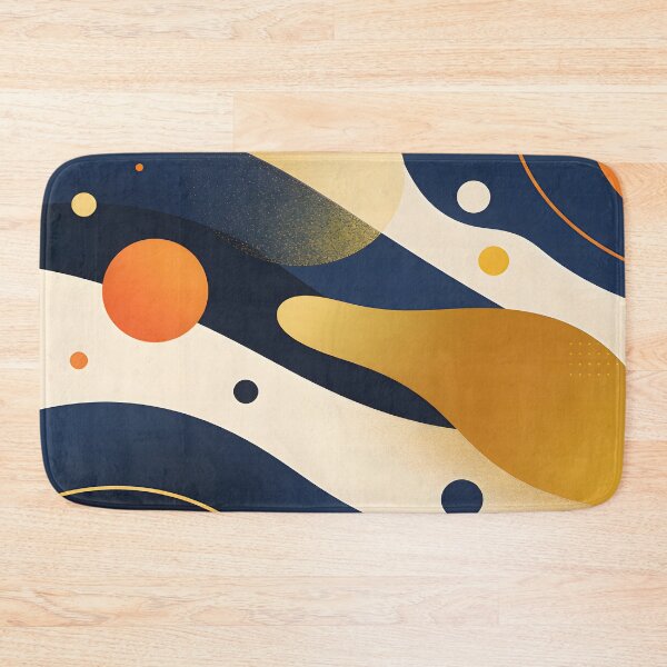 Item preview, Golden Midnight Waves Abstract Art designed and sold by Paulocdias.