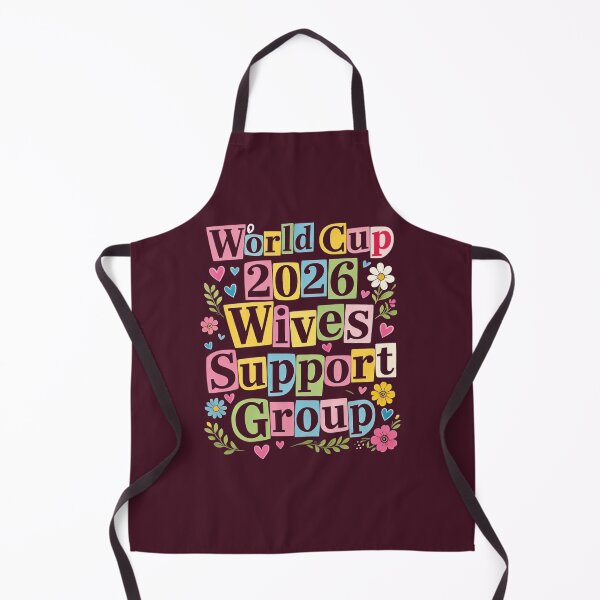 Item preview, World Cup 2026 Wives Support Group Funny Soccer Meme USA Football Widow Humor designed and sold by darkdotsdesigns.