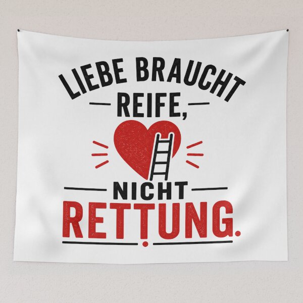 Item preview, Love needs maturity, not rescue – relationship statement quote designed and sold by CLOUTKULT.