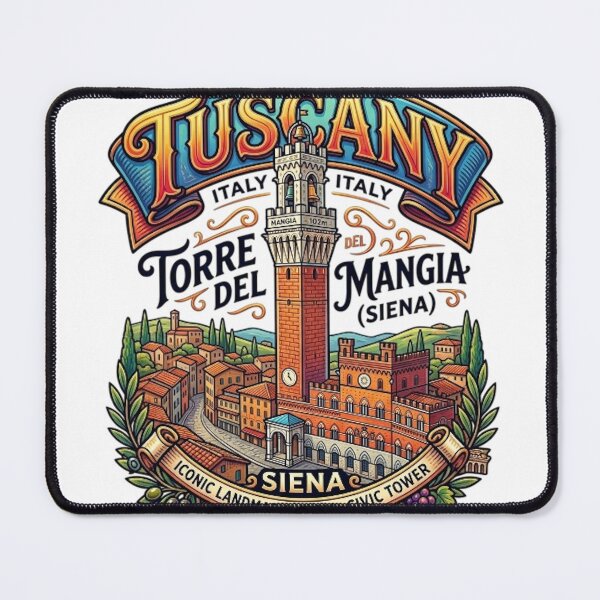 Item preview, TUSCANY TORRE DEL MANGIA SIENA designed and sold by likbatonboot.