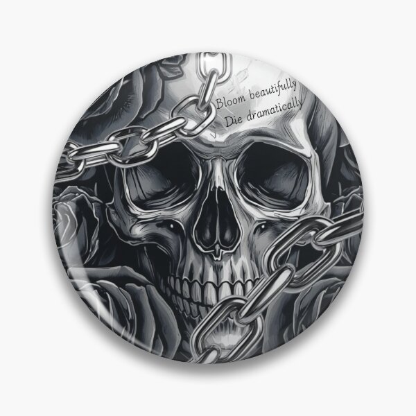Item preview, Gothic Floral Skull Art Print designed and sold by alvinavery.