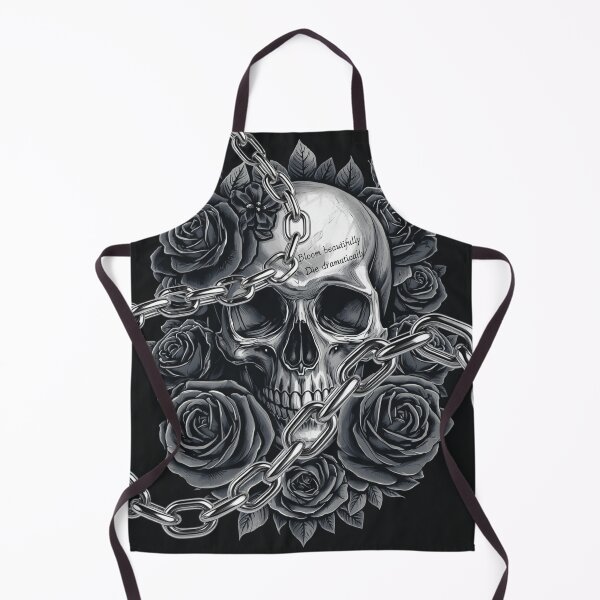Item preview, Gothic Floral Skull Art Print designed and sold by alvinavery.