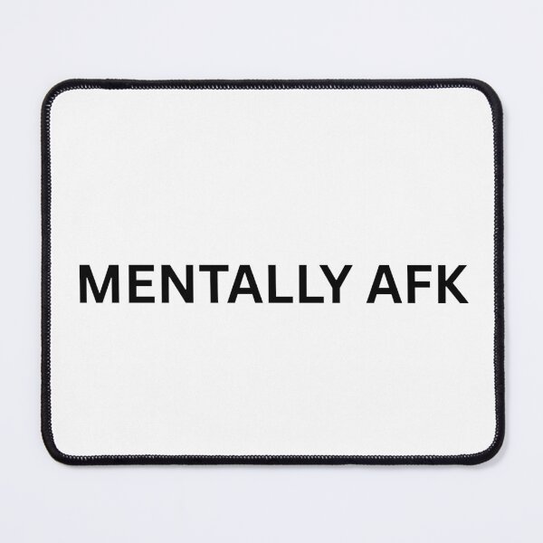 Item preview, Mentally AFK Funny Gamer Pillow designed and sold by nicoletcuchiha.