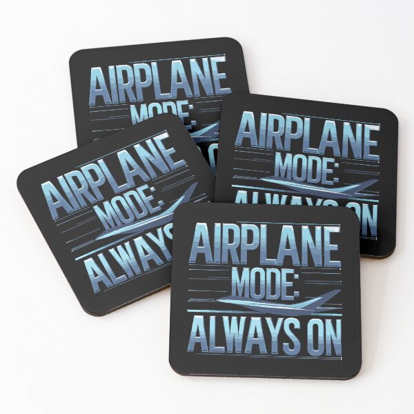 Item preview, Airplane Mode Always On | Funny AvGeek & Pilot Design designed and sold by philippo artworks.