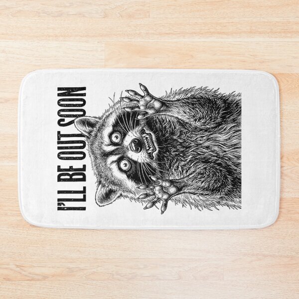 Item preview, Feral Raccoon Inside Funny I'll Be Out Soon Spirit Animal designed and sold by GrandeDuc.