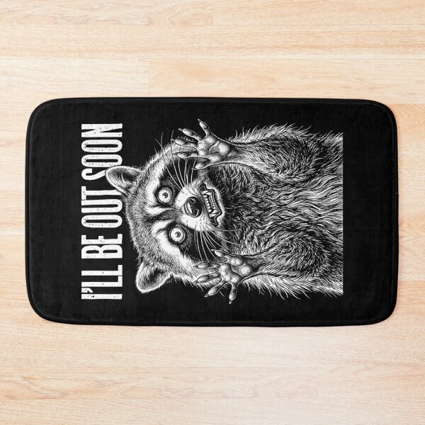 Item preview, Feral Raccoon Inside Funny I'll Be Out Soon Spirit Animal designed and sold by GrandeDuc.