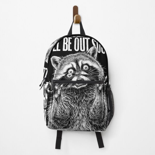 Item preview, Feral Raccoon Inside Funny I'll Be Out Soon Spirit Animal designed and sold by GrandeDuc.