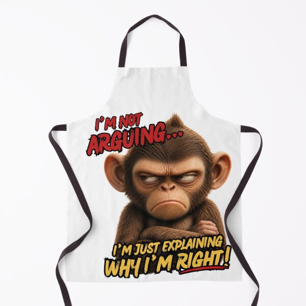 Item preview, Angry Monkey Funny Sarcastic Meme Design designed and sold by Rightstudio1.