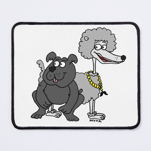 Item preview, Opposites Attract – Funny Dog Duo Art designed and sold by MyxaART.