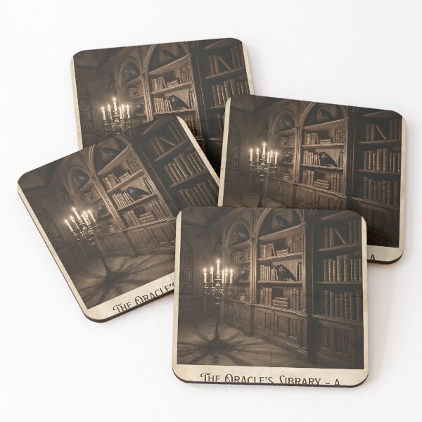 Item preview, Dark Academia Gothic Library Poster designed and sold by iwzzuel.
