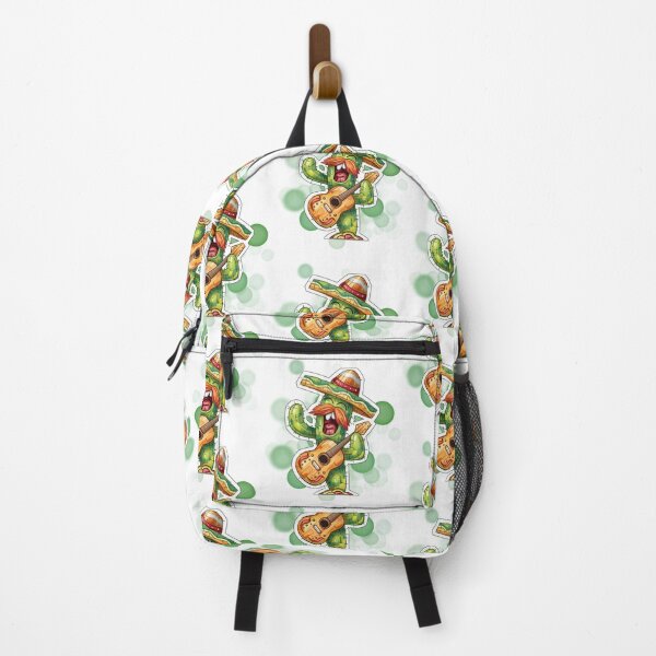 Item preview, Happy Cactus Playing Guitar in Sombrero Funny Mexico Design designed and sold by iamKRUK.