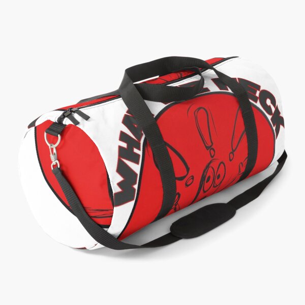 Item preview, What The Heck Funny Shocked Character Red Badge Illustration designed and sold by DesignArtist.ia.