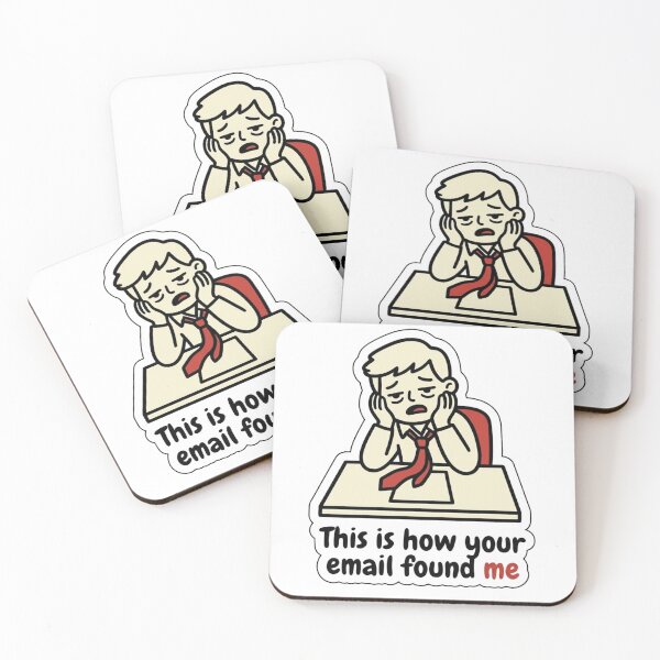 Item preview, Funny Corporate Burnout Sticker - "This Is How Your Email Found Me" Coworker Gift designed and sold by indiefr.