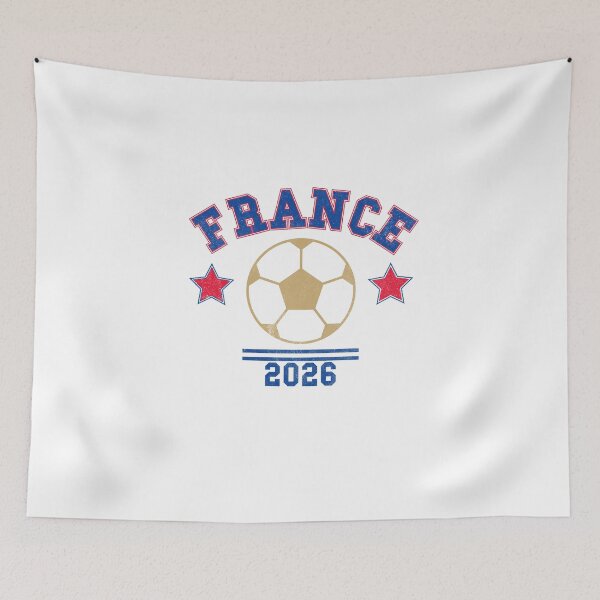 Item preview, France 2026 — Vintage Soccer Tee designed and sold by C & T ArtLab.