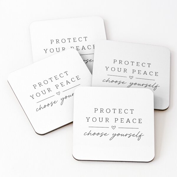 Item preview, Protect Your Peace Choose Yourself Typography Aesthetic Quote Design designed and sold by NBT-NOVA.