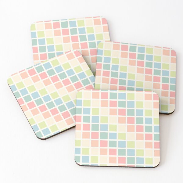 Item preview, Minimalist Pale Pastel Checkerboard  designed and sold by micklyn.