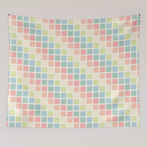 Item preview, Minimalist Pale Pastel Checkerboard  designed and sold by micklyn.