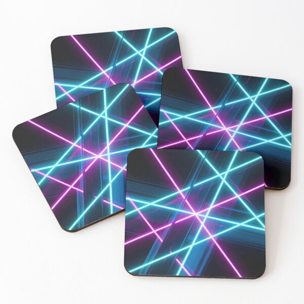 Item preview, Neon Energy Grid Abstract designed and sold by Paulocdias.