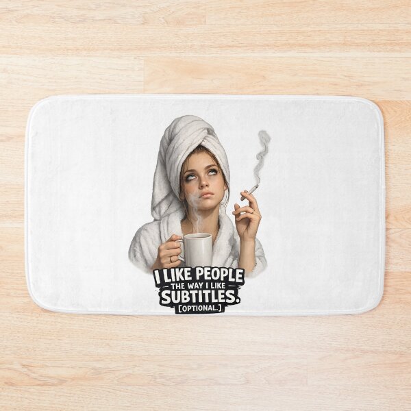 Item preview, I Like People The Way I Like Subtitles Optional Introvert Design designed and sold by PMDesignStudio.
