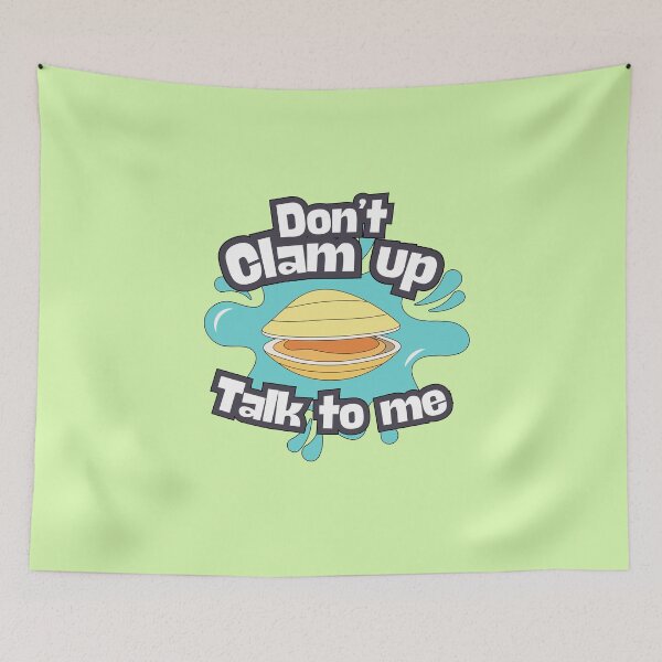 Item preview, Don’t clam up, talk to me designed and sold by BritishDelights.