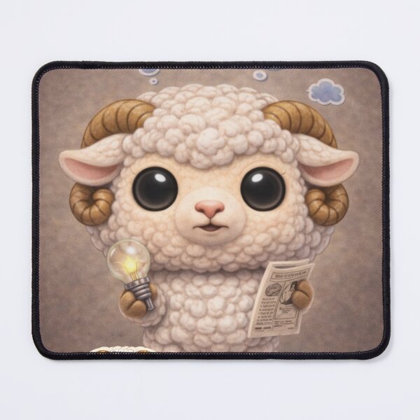Item preview, Big-Head Small-Thought Sheep | Funko Flock Parody designed and sold by Thpoar.