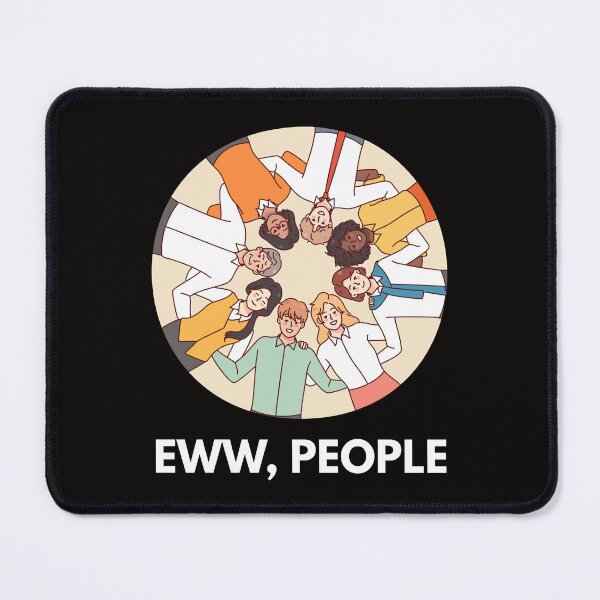 Item preview, Funny Introvert Anxiety – Overwhelmed by People Fisheye Design designed and sold by ContigoART.