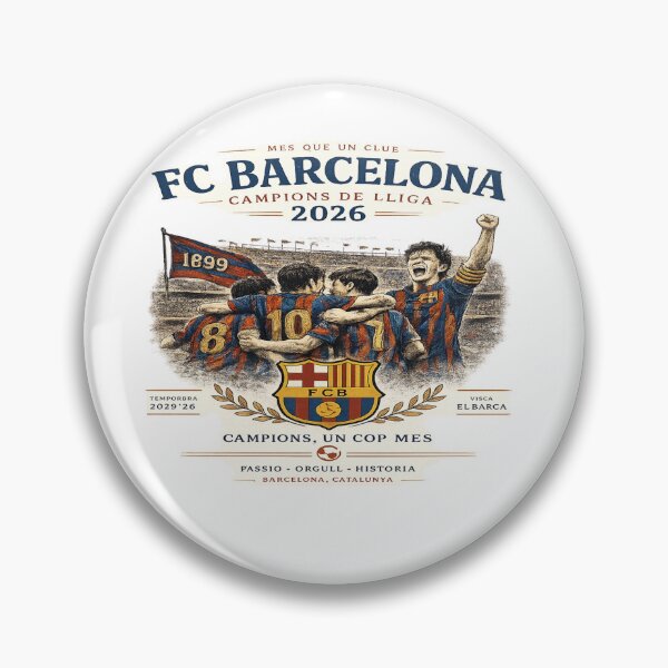 Item preview, FC Barcelona Champions Vintage 2026 designed and sold by AGAutoDesigns.