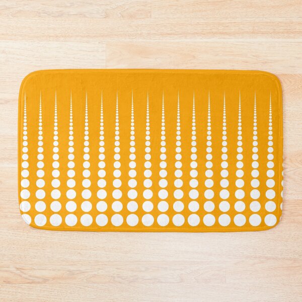 Item preview, Abstract White Polka dots on Mustard Yellow  designed and sold by POLKAIWERX.