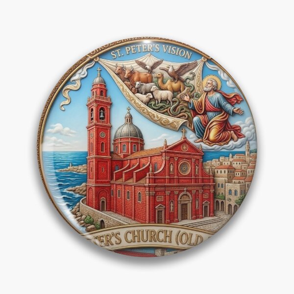 Item preview, ST. PETER'S CHURCH (OLD JAFFA) designed and sold by likbatonboot.