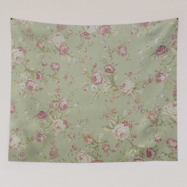 Aperçu de l'œuvre sauge florale vintage créée et vendue par Stocker31.
