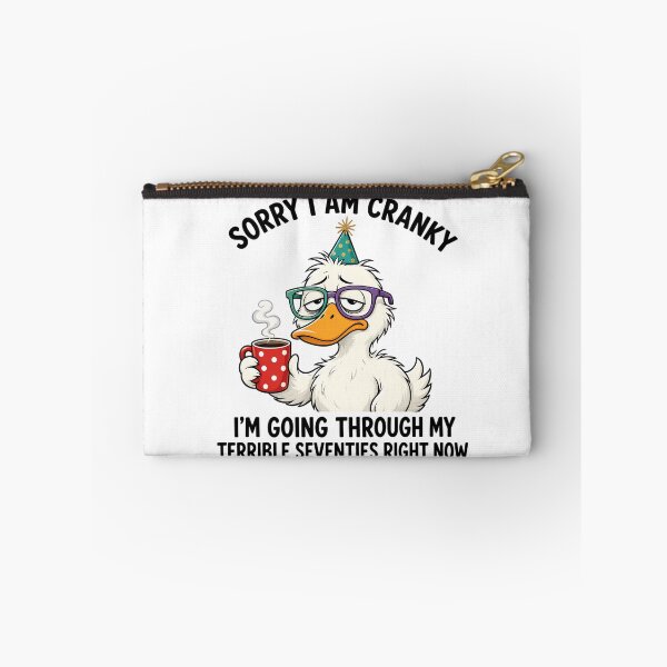 Item preview, Funny sarcastic goose - Sorry I Am Cranky My Terrible Seventies  designed and sold by CutOutIdols.