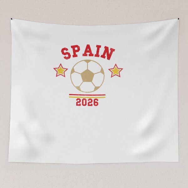 Item preview, Spain 2026 — Vintage Soccer Tee designed and sold by C & T ArtLab.