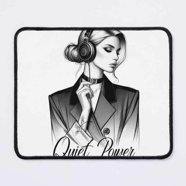 Item preview, Quiet Power Minimalist Woman Portrait Art designed and sold by Radhamadhaba Pattachitra Vibes”.