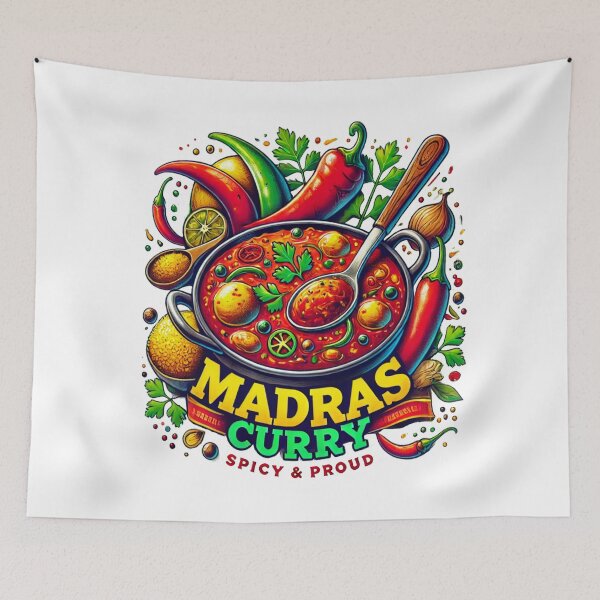 Item preview, Madras Curry Spicy and Proud Indian Food Lover designed and sold by Globalcitytees.