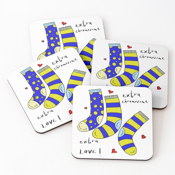 Item preview, Extra Chromosome Extra Love Three Socks Down Syndrome Awareness designed and sold by thecoloursandme.