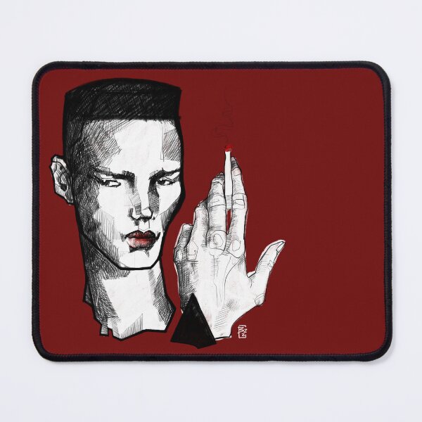 Item preview, Grace Jones Smoking Portrait designed and sold by FraBzz.