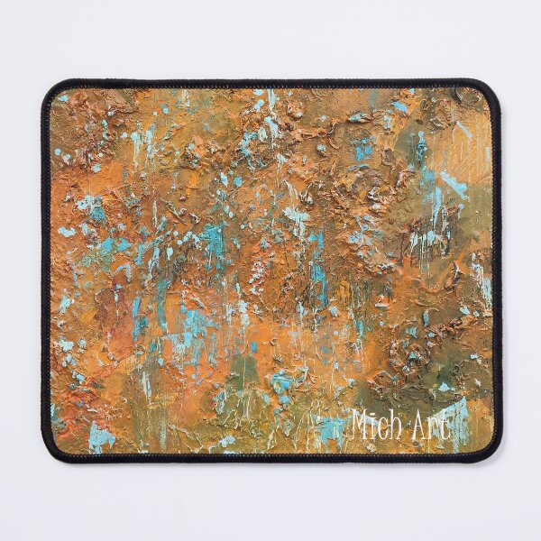 Item preview, Turquoise Splendors on Terracotta Earth designed and sold by Mich-Art-Print.