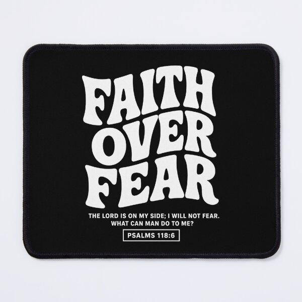 Item preview, Faith Over Fear Christian Bible Verse Scripture Inspiration designed and sold by FormalDehyena.