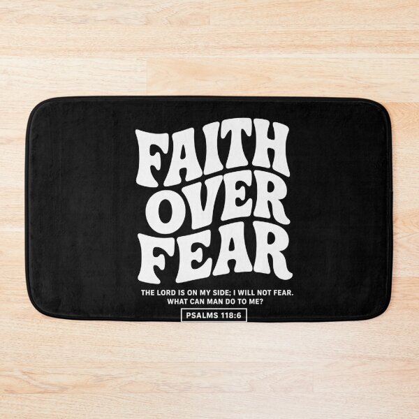 Item preview, Faith Over Fear Christian Bible Verse Scripture Inspiration designed and sold by FormalDehyena.